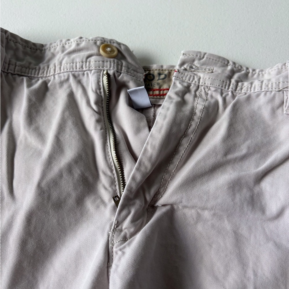 IZOD Saltwater Light Khaki Size 34 Chino Short Preppy Beach Vacation Cruise - Picture 7 of 9
